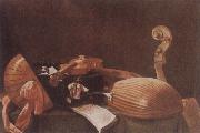 Evaristo Baschenis Self-Life with Musical instruments France oil painting artist